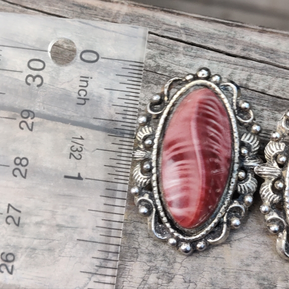 Vintage Selro Selini Pink Lucite Earrings - Picture 13 of 13